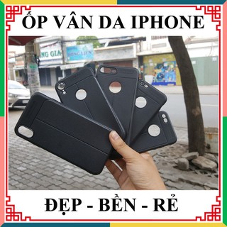 Ốp lưng iphone 4/5/6/7/8/x/xr/xs max vân da chống sốc cao cấp