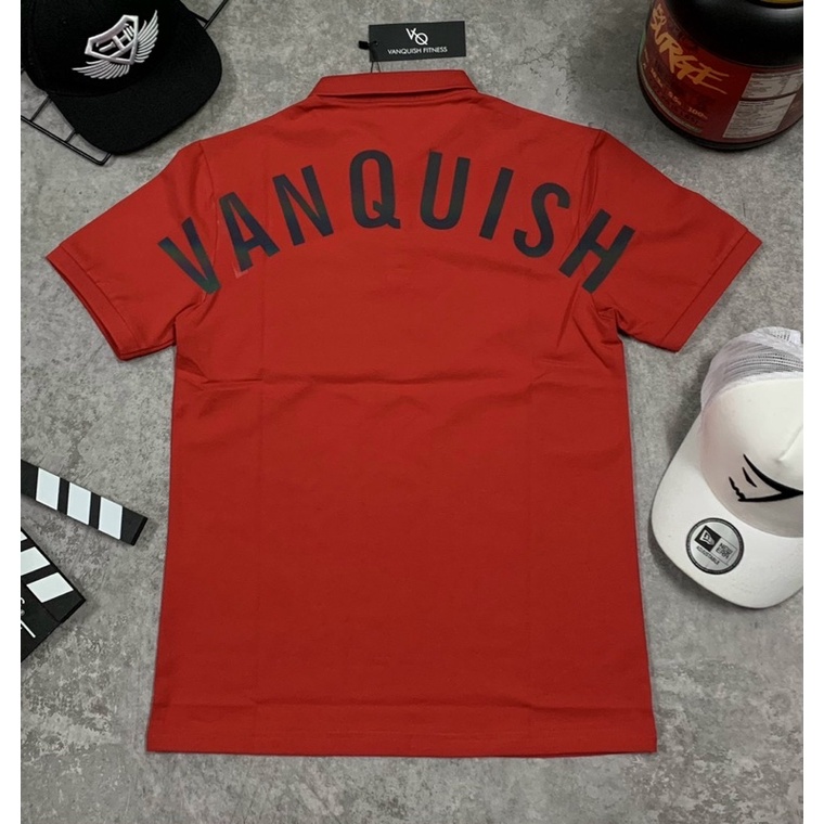 [sale sốc] áo thun nam VANQUISH cổ trụ,áo thun nam body cotton 100%