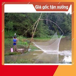 Vó bắt cá đan thủ công 220cm x 220cm