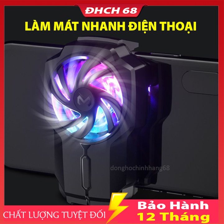 Quạt tản nhiệt điện thoại Memo FL05 làm mát nhanh cho điện thoại gaming thủ pin 700mah có LED RGB Bảo Hành 12 Tháng
