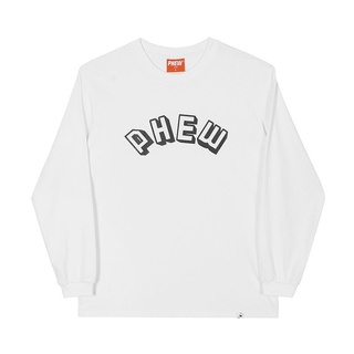 Áo nỉ cổ tròn in chữ 100% cotton PHEW thời trang