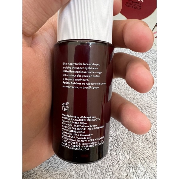 SERUM/TINH CHẤT VITAMIN C/HOA HỒNG KORRES