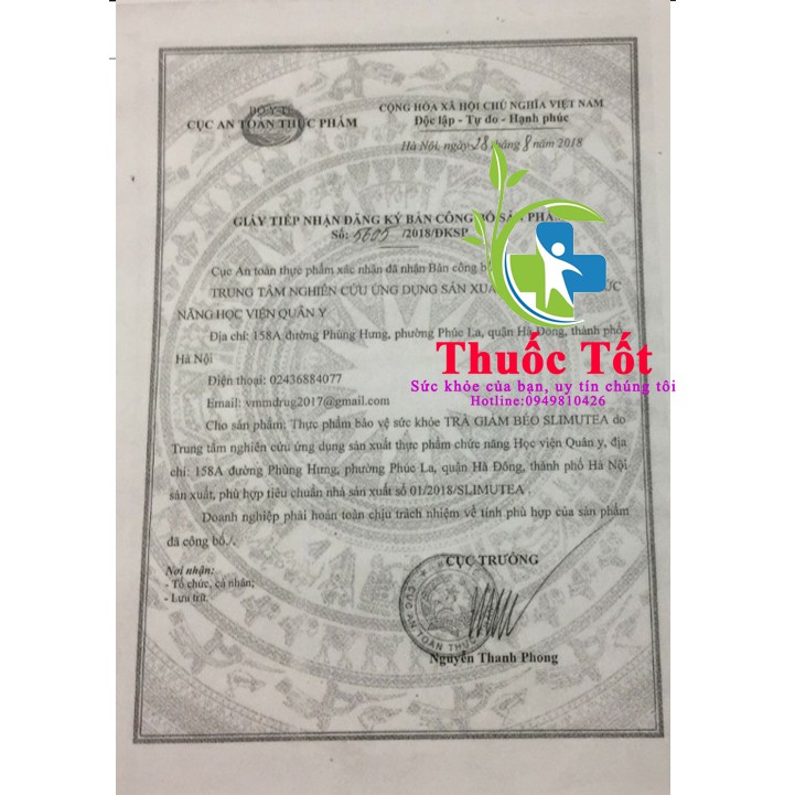 [ Chính Hãng] Trà giảm cân Slimutea HVQY hộp 20 gói | BigBuy360 - bigbuy360.vn