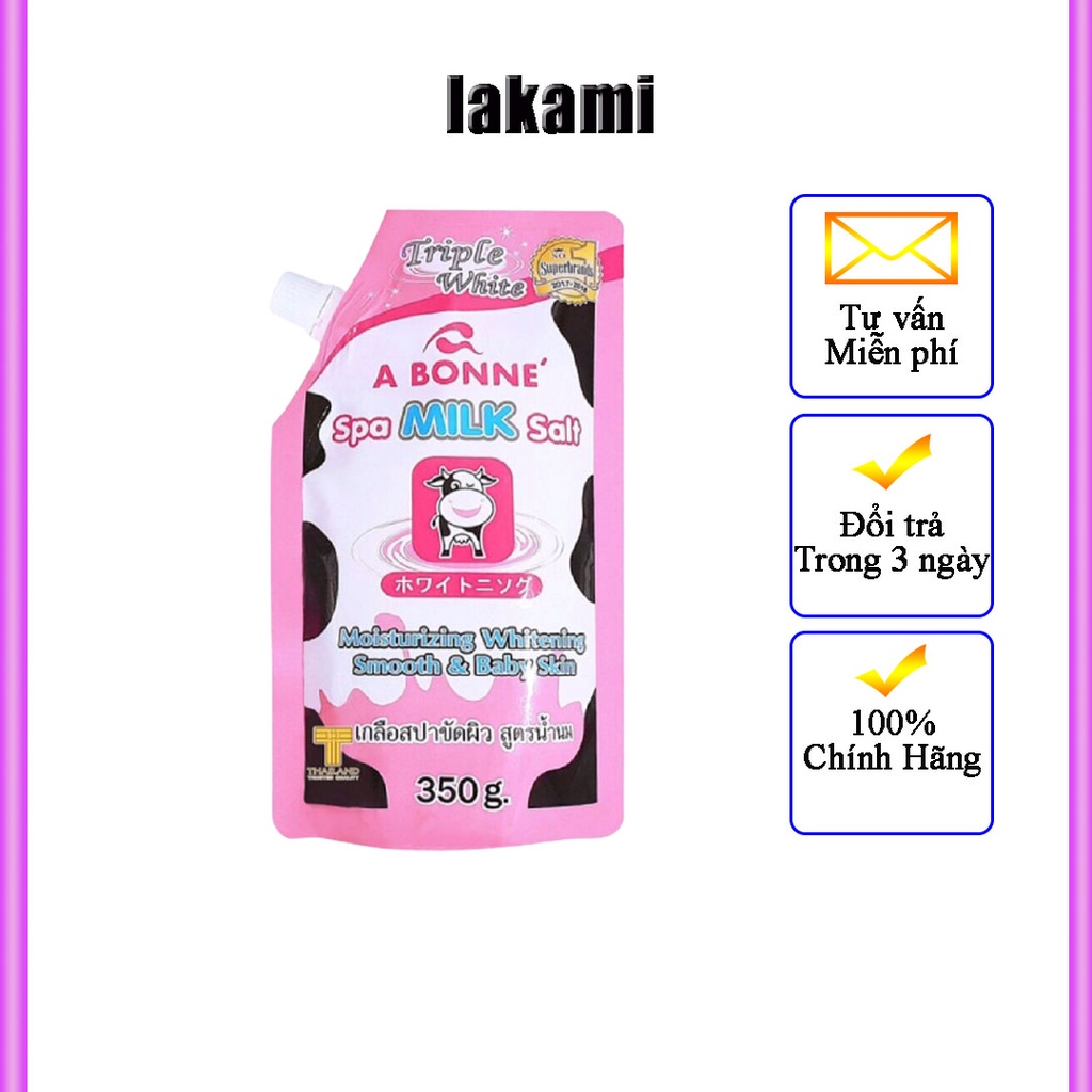 Muối Tắm Sữa Bò Tẩy Tế Bào Chết A Bonne Spa Milk Salt ( lakami.beauty )