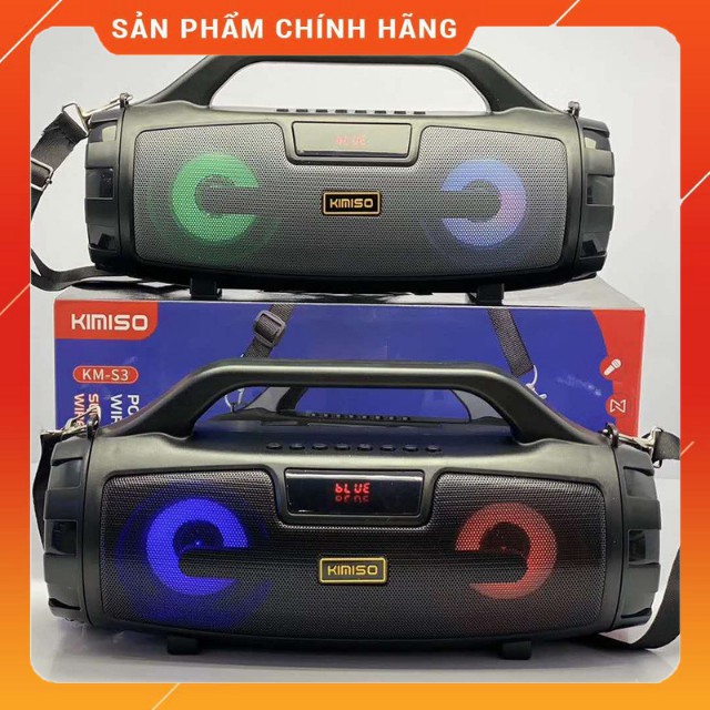 Loa Bluetooth KIMISO KM-S3 Loa Hát Karaoke Siêu Hay Pass Ấm Không Rè Khi Hát