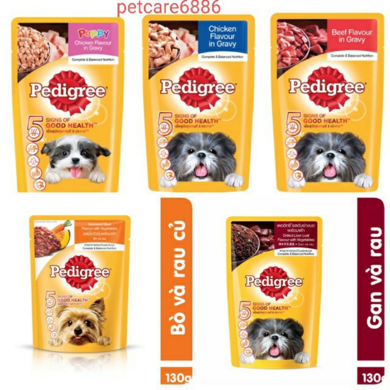 S pate chó pedigree dạng sốt nhuyễn 80g, 130g đủ vị 45 6