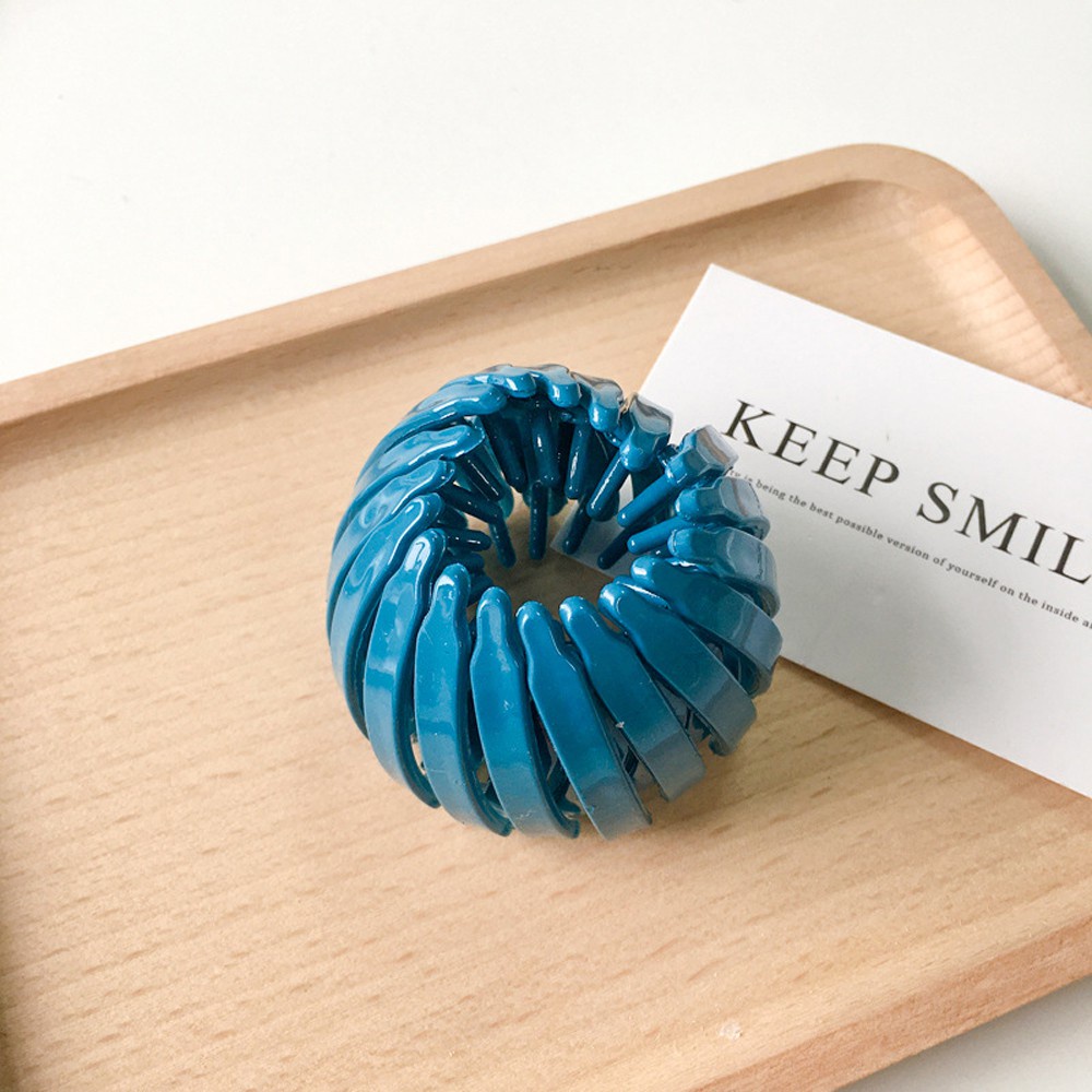 Kẹp Tóc Dạng Tổ Chim Nhiều Màu Sắc Phong Cách Cổ Điển Cho Nữ