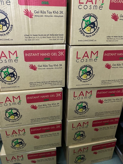 Gel rửa tay khô Lamcosme 60ml mùi KIDs  hàng chính hãng | BigBuy360 - bigbuy360.vn