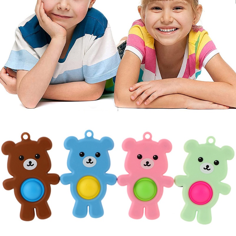 Móc Khóa Hình Gấu WMMB Giúp Giảm Căng Thẳng