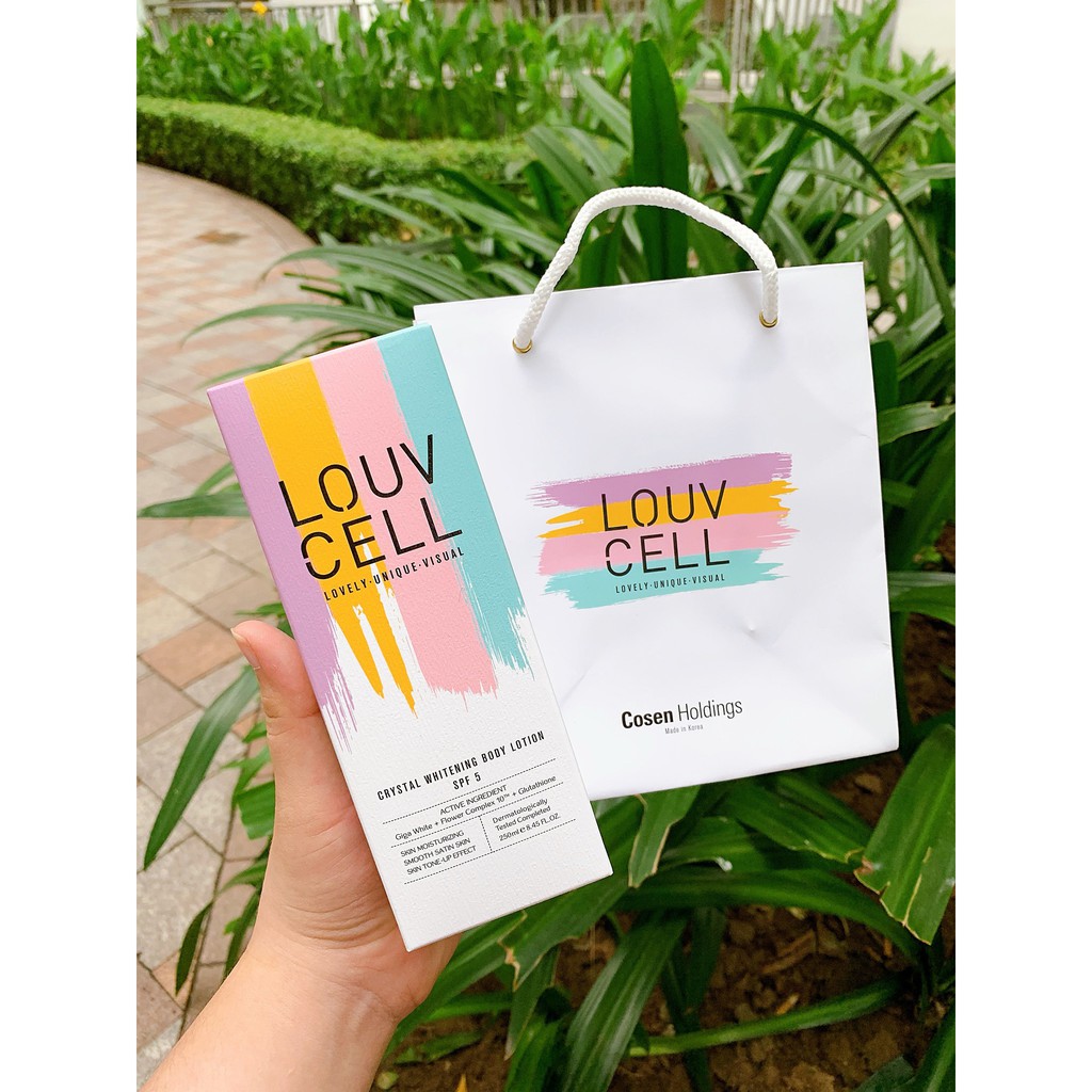 Dưỡng trắng da Louv Cell body lotion