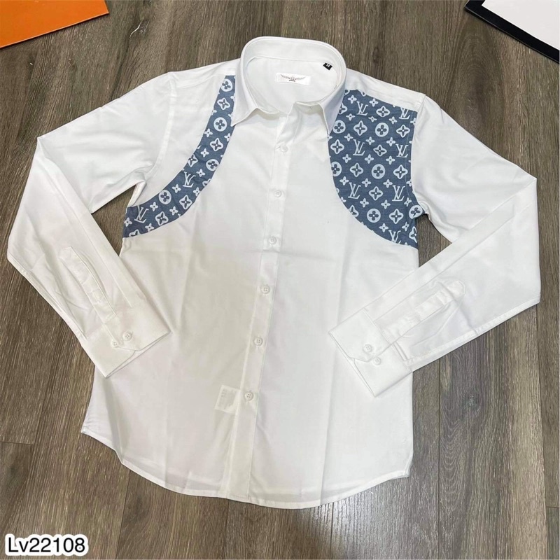 Áo sơ mi mới nhất 2021- Áo sơ mi dài tay LV - Áo sơ mi dài tay nam cực đẹp