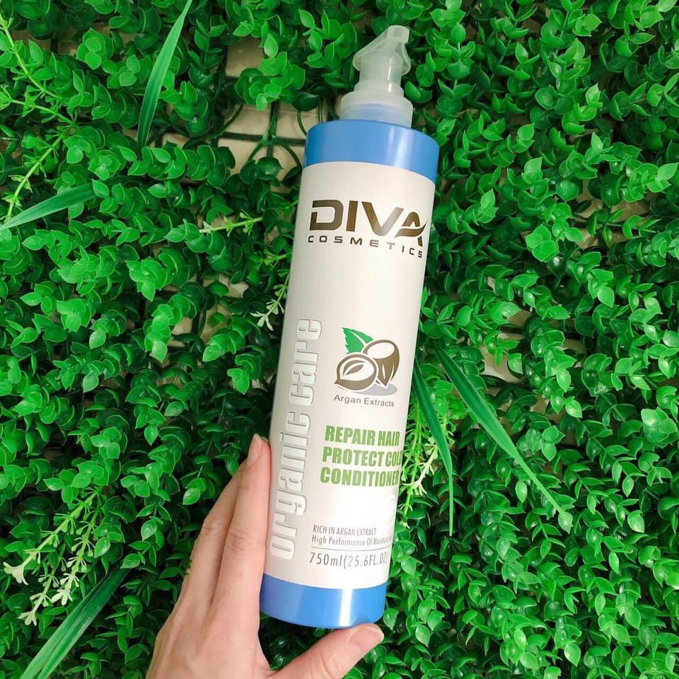 [NEW] Dầu xả DIVA ORGANIC CARE phục hồi và bảo vệ màu nhuộm 750ml