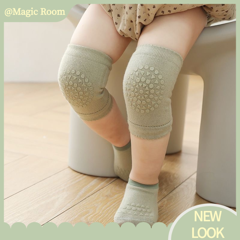 Babyfair. Tất bảo vệ đầu gối có chống trượt cho bé tập bò đủ màu  0-2 tuổi