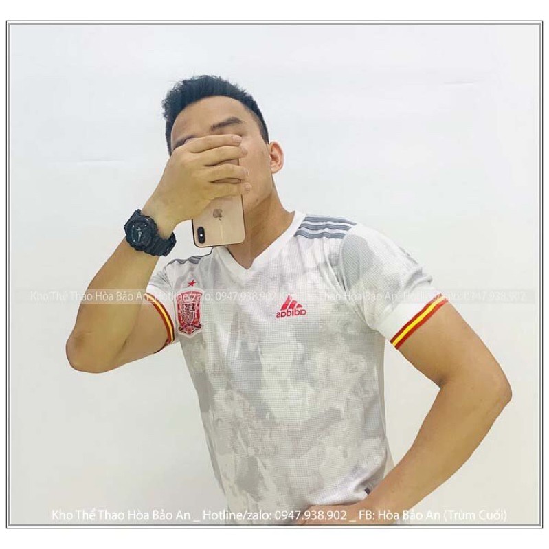 Tây Ban Nha⚡️Bộ quần áo đá banh/Áo đá bóng ĐT Tây ban nha hàng cao cấp new 2021