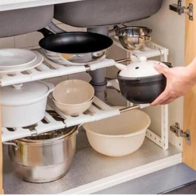 Kệ Để Giày 2 Tầng Đa Năng Tiện Dụng Cho Nhà Bếp | BigBuy360 - bigbuy360.vn