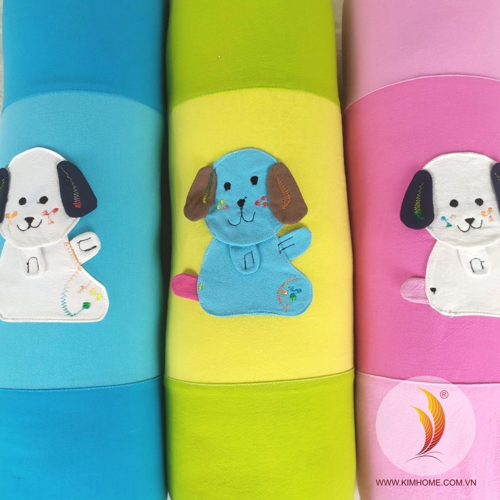 Vỏ gối Ôm trẻ em - Áo gối ôm cho bé nhiều kích thước chất liệu vải cotton Kara loại thấm hút cao KHÔNG kèm Ruột