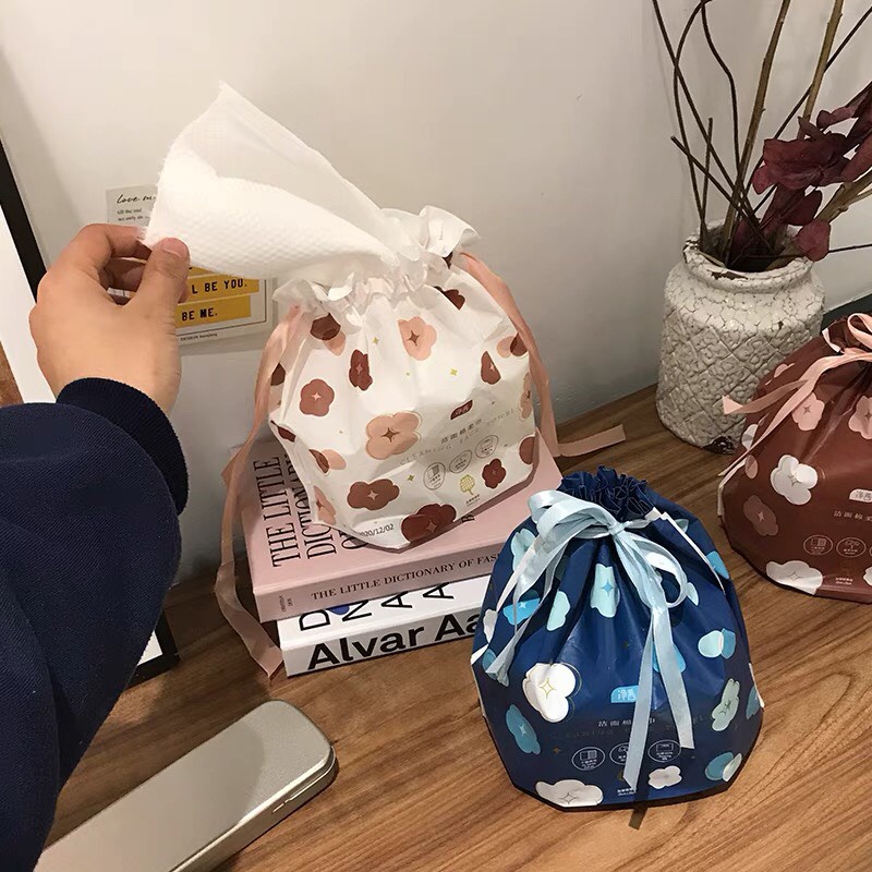 Khăn mặt khô, khăn giấy tẩy trang vải không dệt mềm mại không sơ 150g