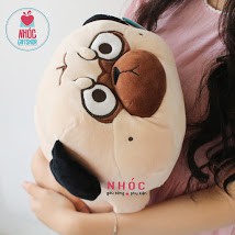 Thú bông Chó Pug lông mịn nằm - NHÓC