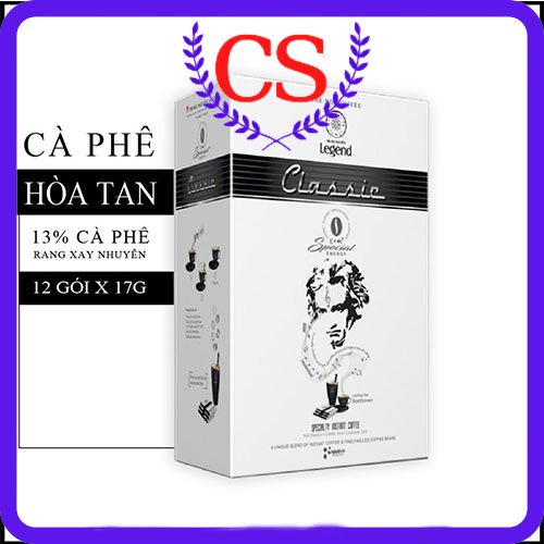 Cà Phê sữa hòa tan Trung Nguyên Legend Classic - Hộp 12 gói