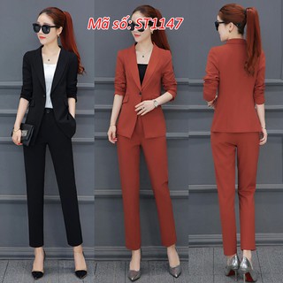 ➡️#ST1147 Set nguyên bộ 3 món áo vest quần dài xinh xắn không kèm áo trong