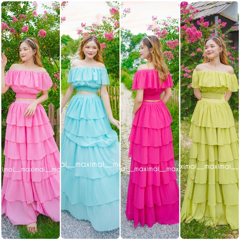 Set dập ly trễ vai