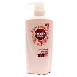 Dầu gội sunsilk natural RASPBERRY & ROSE 650g