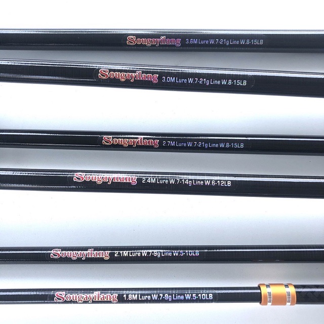 cần câu máy rút GW dài 3m6 hàng chính hãng cần tải cá 10kg y hình