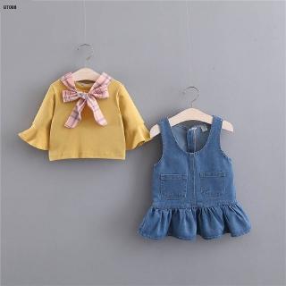 Váy denim bé gái siêu hot BT008
