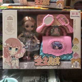 ĐỒ CHƠI BÚP BÊ CHIBI VALY TRANG ĐIỂM