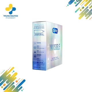 Bao cao su Durex Invisible Extra Thin Extra Sensitive (Hộp 3 cái)