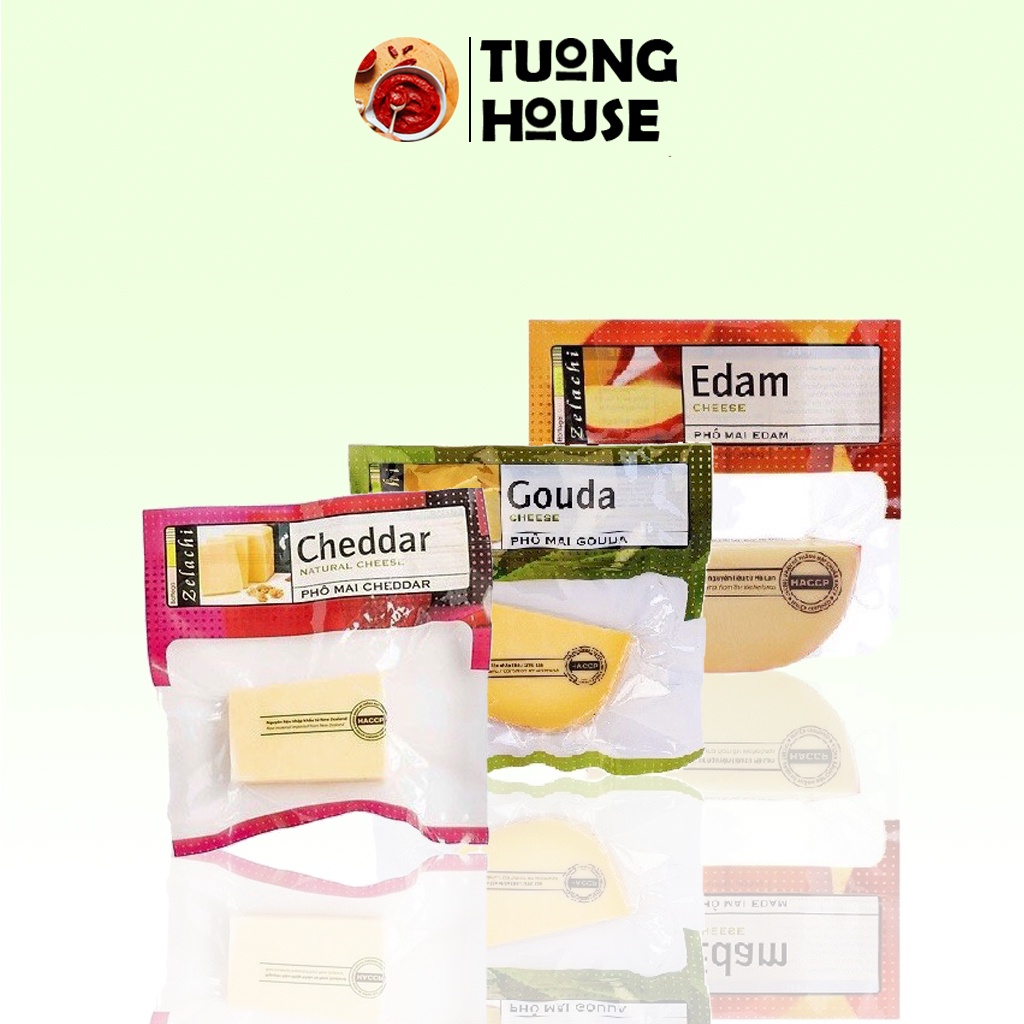 Phô Mai Cục ZELACHI GOUDA/EDAM/CHEDDAR 100gr