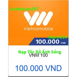 Thẻ VietnamMobile 100k