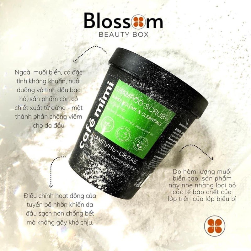 Tẩy da chết da đầu Cafe mimi rất sạch cho tóc dầu, bết | BigBuy360 - bigbuy360.vn