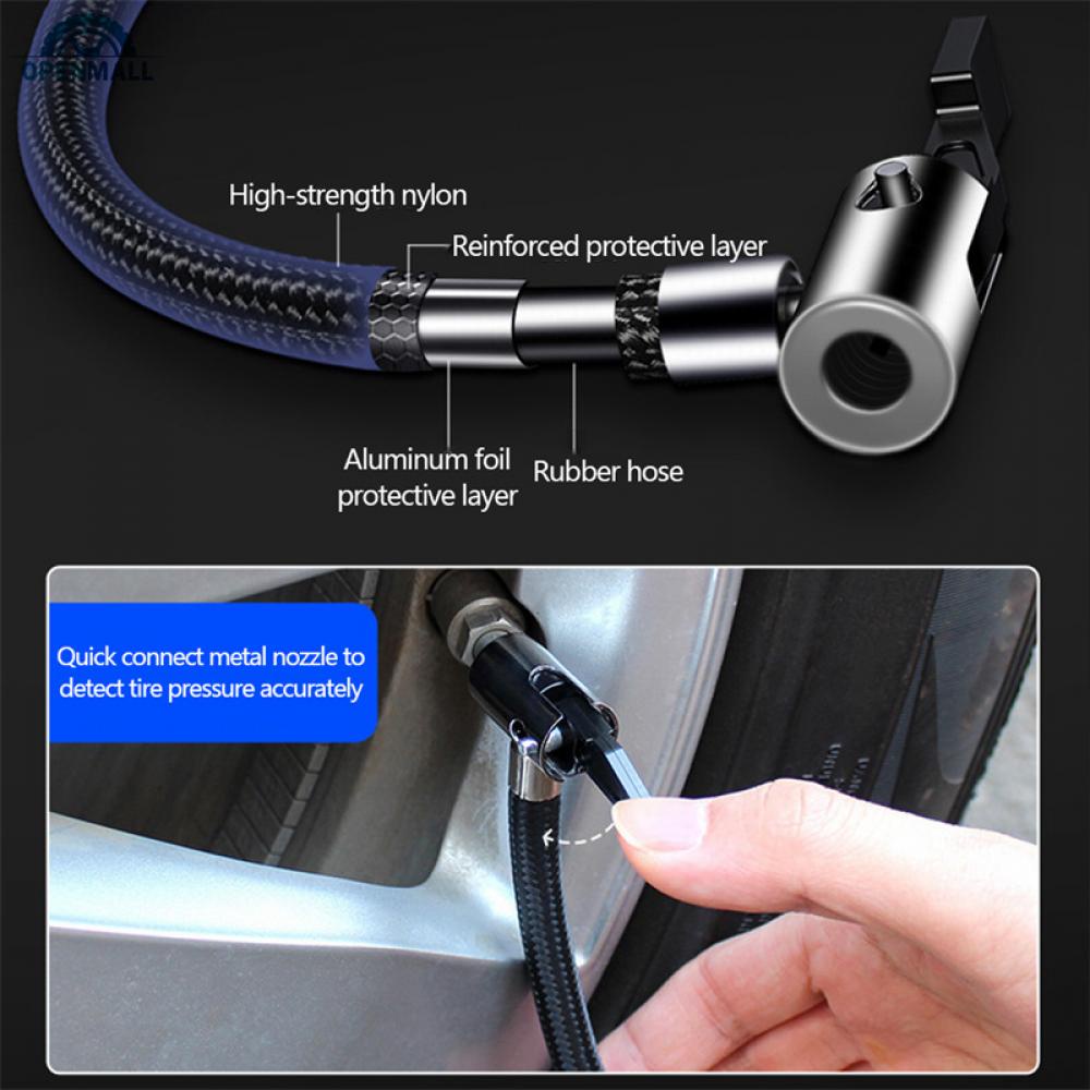 Máy Bơm Lốp Xe Kỹ Thuật Số Không Dây Công Suất Cao Có Đèn Led