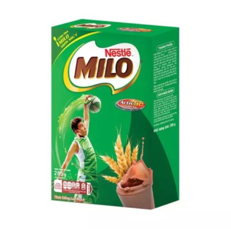 THỨC UỐNG LÚA MẠCH MILO HỘP GIẤY ACTIVE-GO 285G - NESTLE