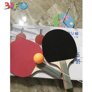 Vợt bóng bàn gỗ (2 vợt, 3 bóng)