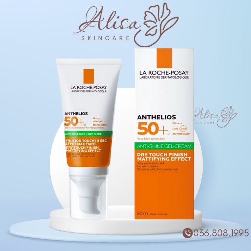 Kem chống nắng kiềm dầu La Roche Posay Anthelios XL Dry Touch Gel Cream Non-Perfumed SPF 50+ ( 50mL ) | BigBuy360 - bigbuy360.vn