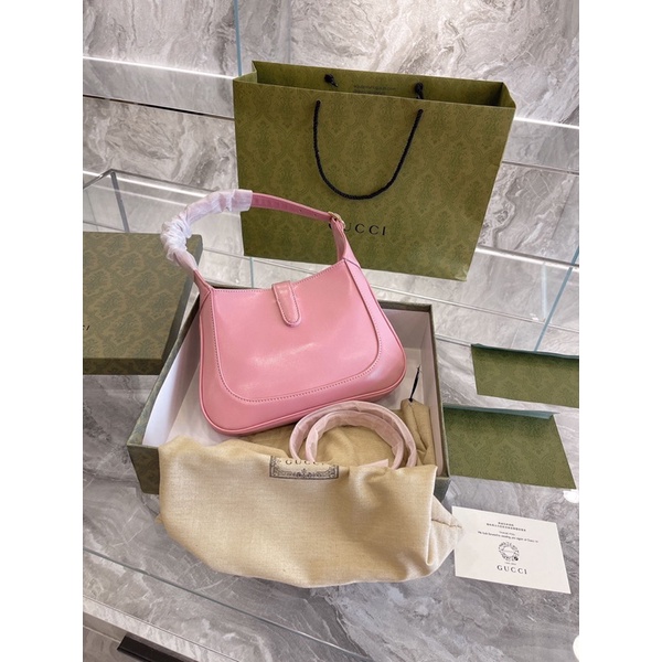 Túi đeo vai/ kẹp nách nữ thương hiệu Gucci GC Jackie da thật cao cấp size 27cm