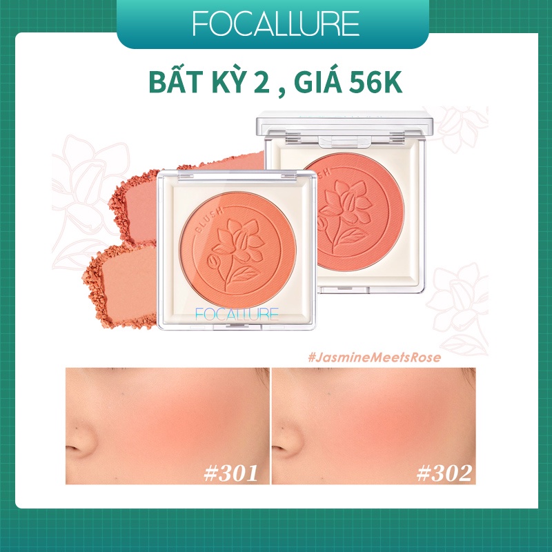 Phấn Má Hồng Focallure Chống Nước Lâu Trôi Chất Lượng Cao