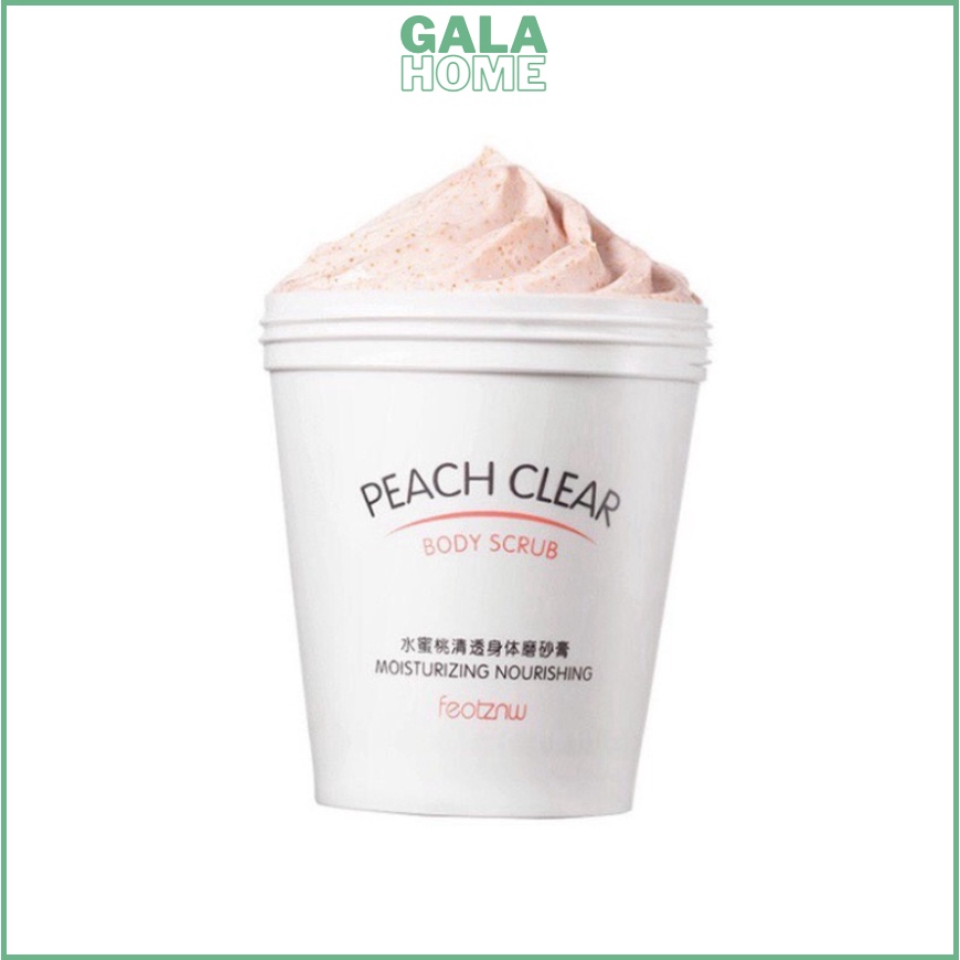 Tẩy tế bào chết body Kem Tẩy Da Chết Đào Peach Clear 200ML GALA HOME