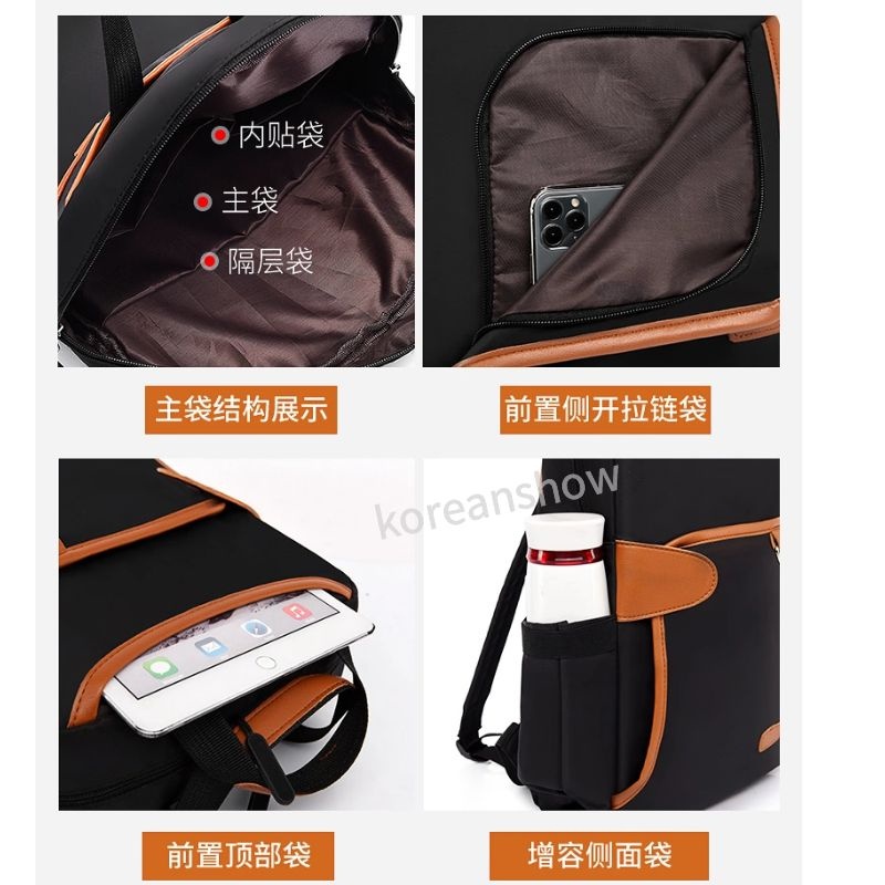 Miễn Phí Vận Chuyển Ba Lô Nylon Chống Thấm Nước Phong Cách Hàn Quốc Cho Nữ Bắt Mắt Sành Điệu