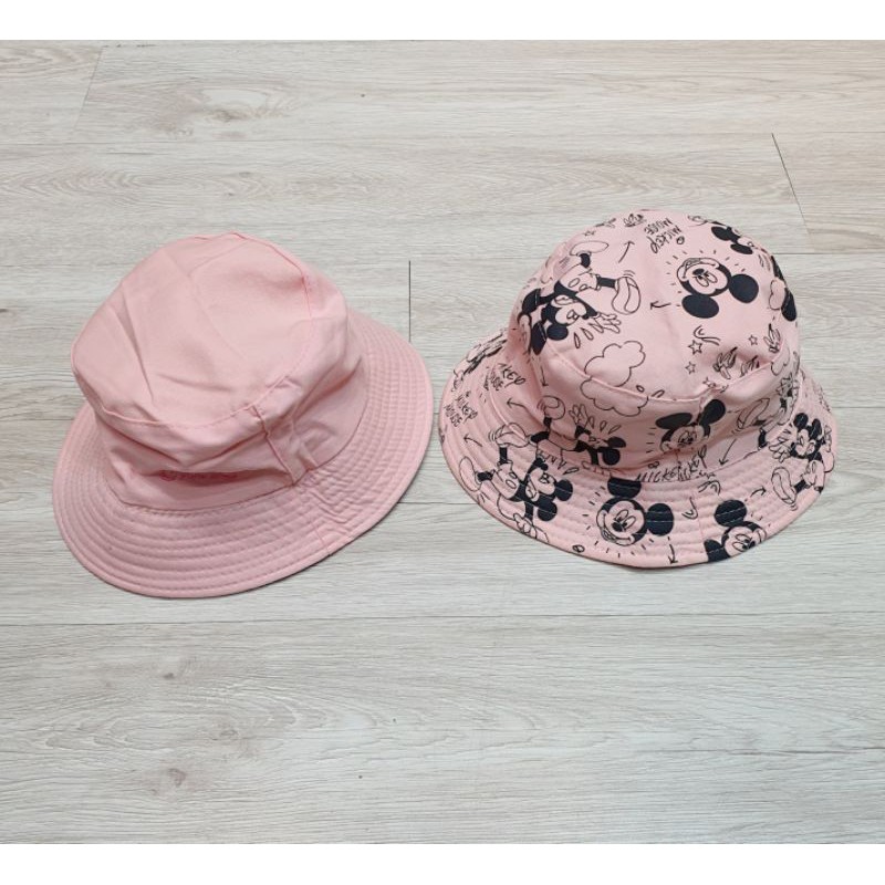 Mũ vành 2 mặt Mickey bé trai bé gái - HÀNG TQXK