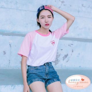 Áo tay lỡ phối màu