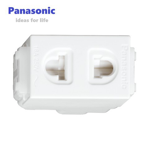 [PANASONIC] Ổ Cắm Đơn 2 Chấu Có Màn Che 16A WEV1081-7SW