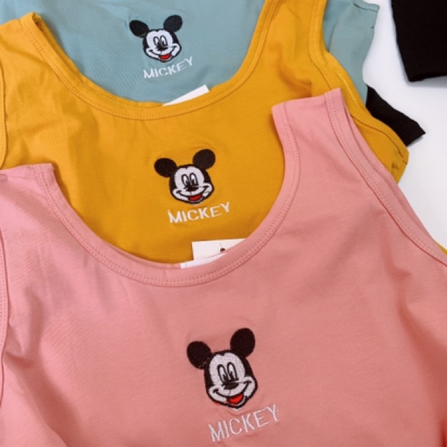 [Mã WA1606 giảm 15% đơn 99k] [QL.CS] BÁN SỈ BỘ SÁT NÁCH NHIỀU MÀU THÊU MICKY NỮ | BigBuy360 - bigbuy360.vn