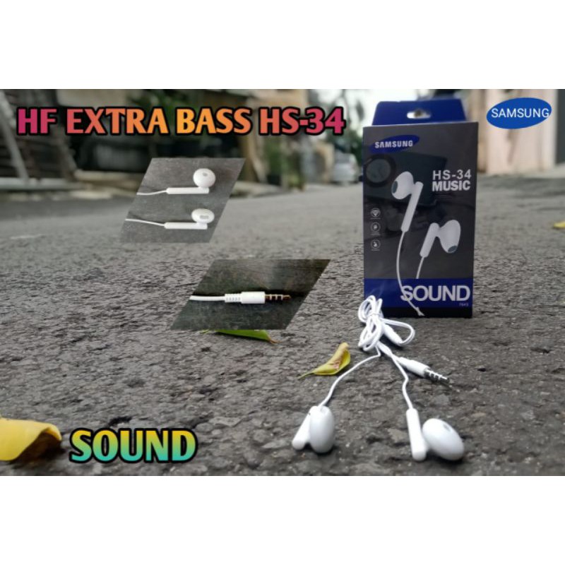 Tai Nghe Nhét Tai Siêu Bass Hs-34 Samsung