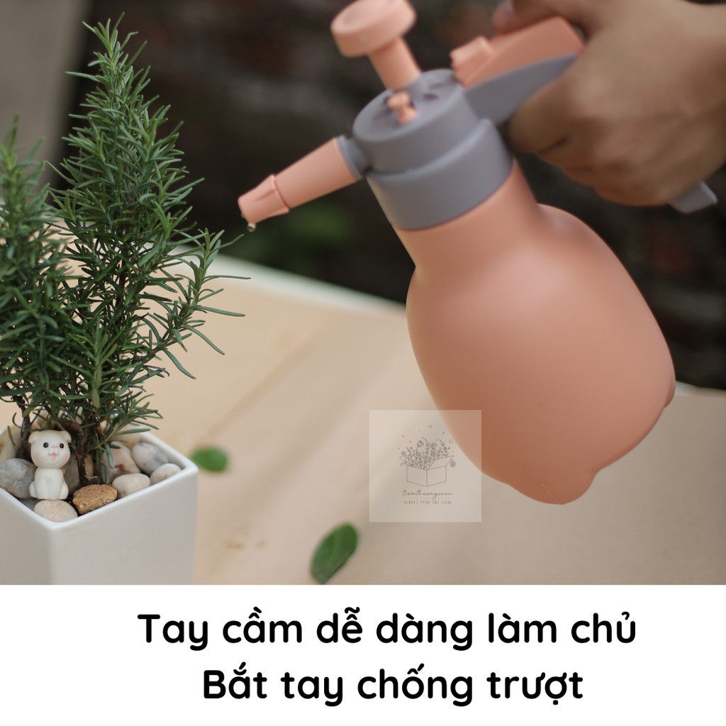 Bình tưới phun sương, bình tưới cây bằng nhựa, bình xịt - Dung tích lớn - Phun xa tới 5m cho cây cảnh, sen đá, xươngcảnh