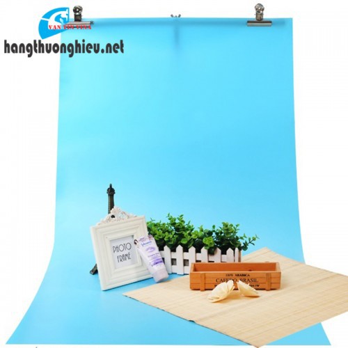 Phông nền chụp hình pvc màu xanh da trời