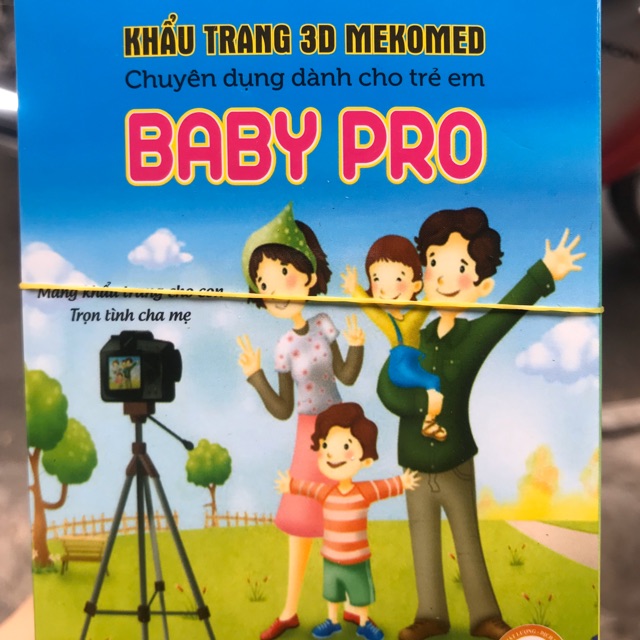 Khẩu trang 3D em bé