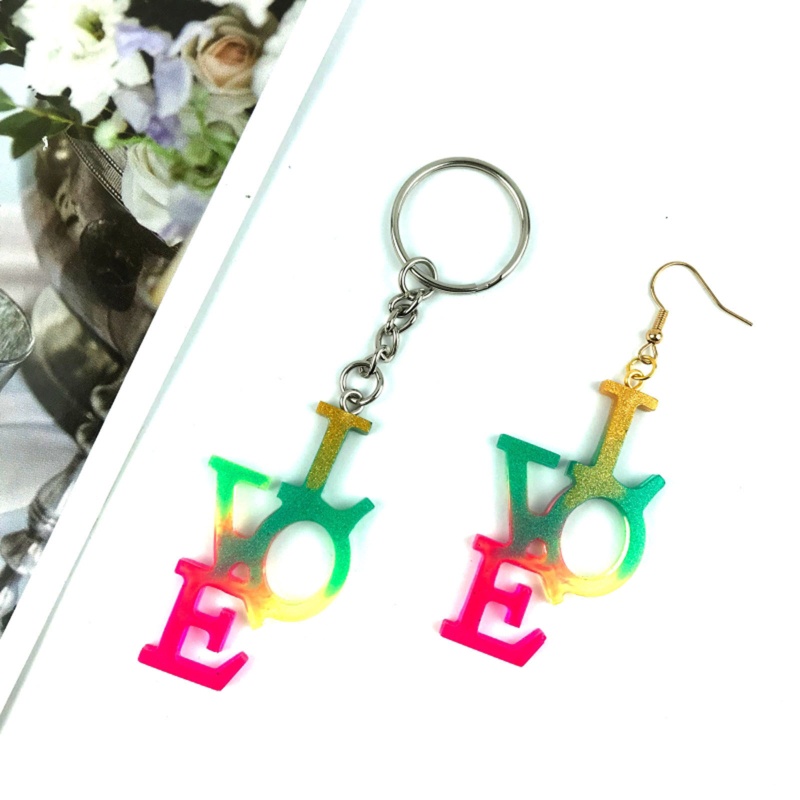 Khuôn Làm Trang Sức Bông Tai DIY Sáng Tạo Cho Nữ